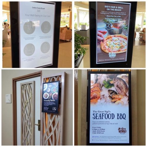 Hotel Event Updates for Digital Signage